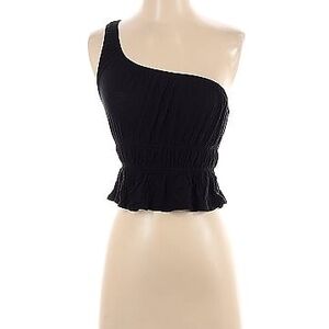 Black One-Shoulder Top (Urban Outfitters)